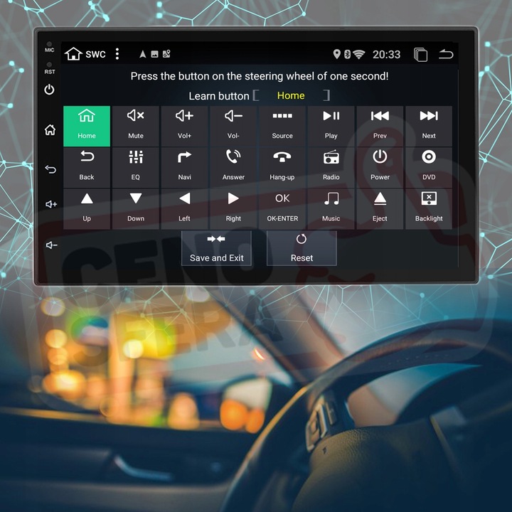 RADIO SAMOCHODOWE 2DIN MULTIMEDIALNE ANDROID USB WiFi GPS KAMERA COFANIA