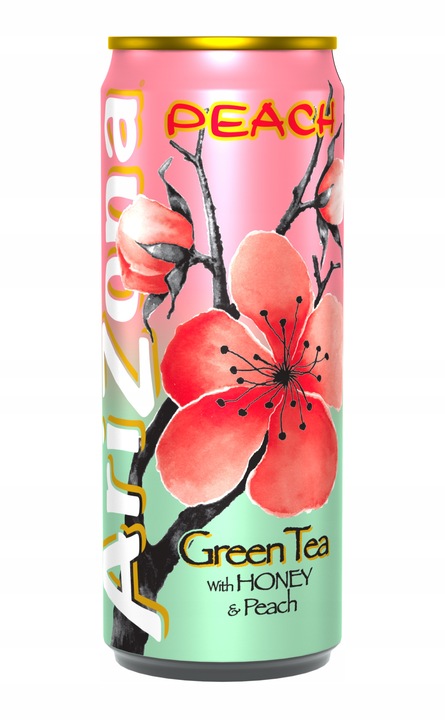 Napój herbaciany AriZona Green Tea Peach 330 ml x12szt