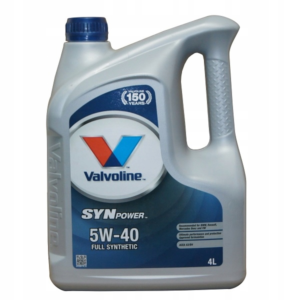 Olej Valvoline SYNPOWER 5W40 4L