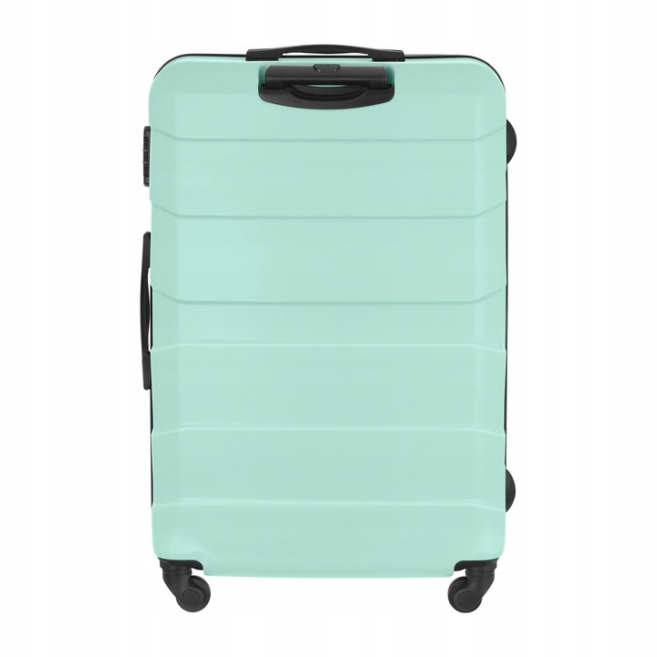Duża WALIZKA Podróżna BAGAŻ REJESTROWANY twarda POJEMNA TORBA XXL mięta