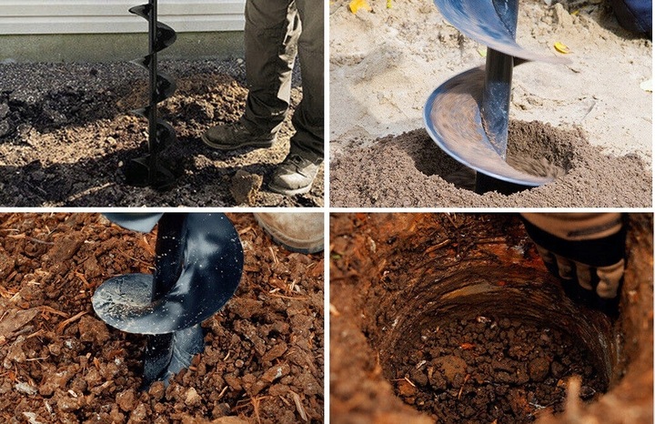 WIERTNICA GLEBOWA ŚWIDER SPALINOWY do gleby + WIERTŁA 10/15/20CM PRZEDŁUŻKA