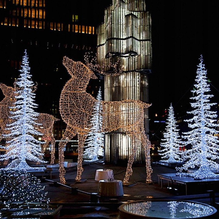 LAMPKI CHOINKOWE 200 LED 12,7M ZIMNY BIAŁY IP44 8 TRYBÓW