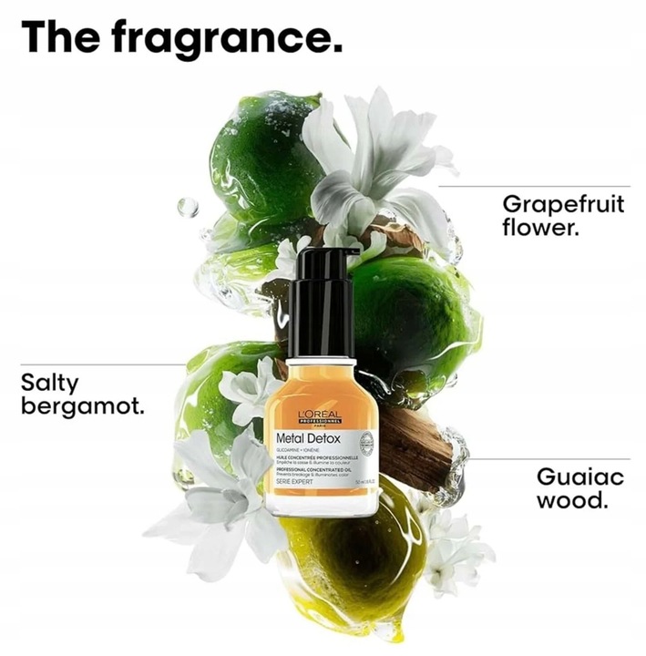 Loreal METAL DETOX Oil Serum Olejek odżywczy wygładzający z glikoaminą 50ml