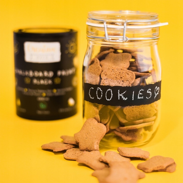 Farba tablicowa czarna do pisania kredą do mebli ścian drewna 1000ml