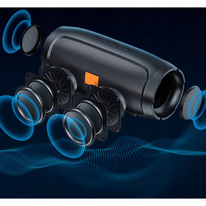 GŁOŚNIK BLUETOOTH BEZPRZEWODOWY MOCNY AKUMULATOR