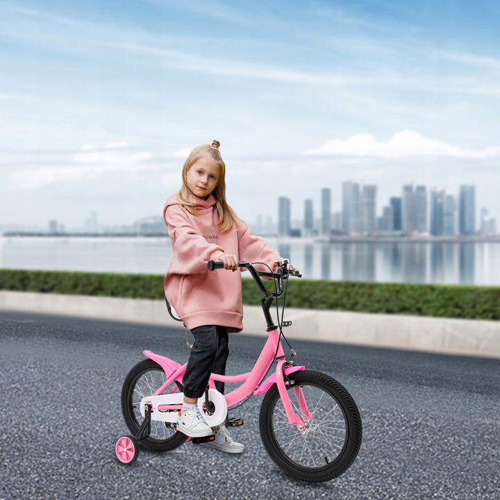 16-calowy różowy rower dziecięcy