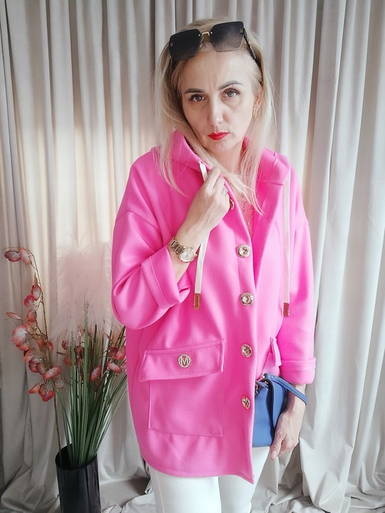 Kurtka z kapturem oversize