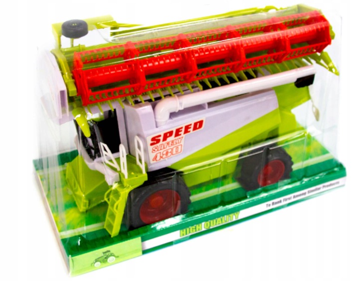 CLAAS LEXION DUŻY KOMBAJN ZBOŻOWY RUCHOME ELEMENTY NAPĘD TRAKTOR ZABAWKA