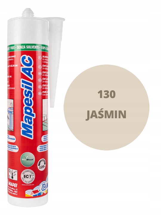 SILIKON MAPEI MAPESIL AC 310ml 130 jaśmin
