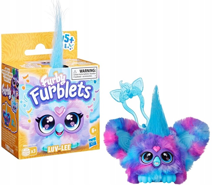 Furby FURBLETS Interaktywna maskotka Luv-Lee KSIĘŻNICZKA K-POP F8895 Furbiś
