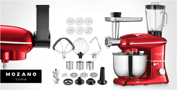 ROBOT KUCHENNY PLANETARNY MIKSER BLENDER 6w1 MISA 6,2L MOCNY ZESTAW