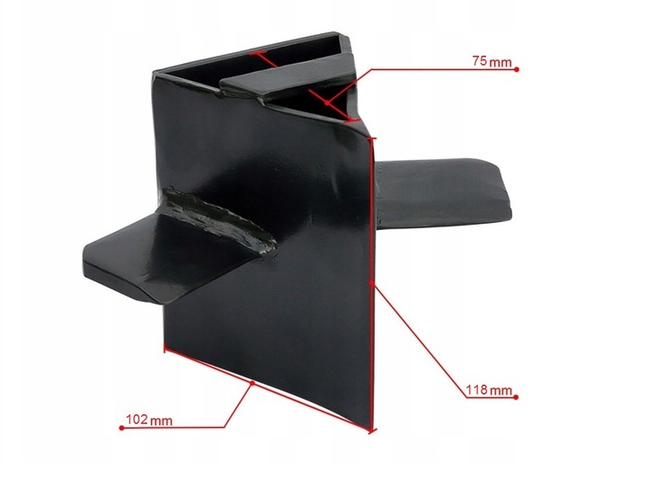 Klin krzyżowy 4 strony łuparki do drewna HDM do łuparki poziomej 7T HDM