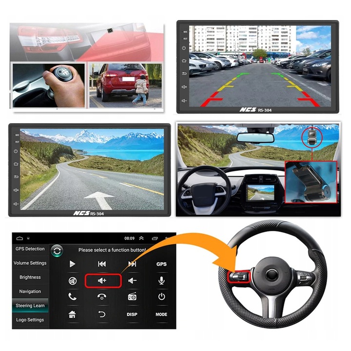 RADIO SAMOCHODOWE 2 DIN ANDROID USB GPS BLUETOOTH
