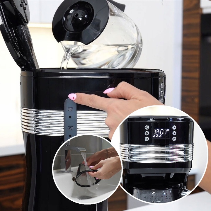 Ekspres przelewowy Air Essence Aroma OverFlow 1,4 l czarny