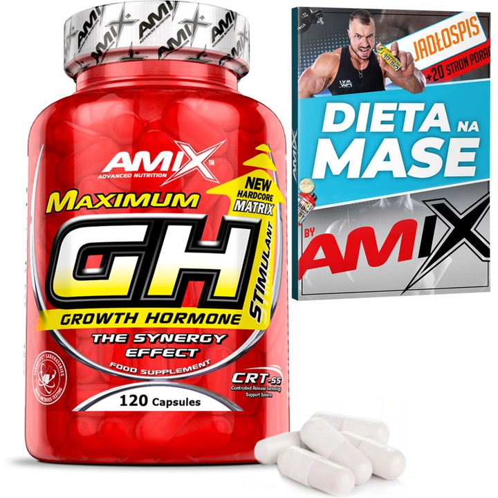 Moc i Siła Kreatyna HCL Kapsułki + Booster Testosteronu +Hormon Wzrostu GH