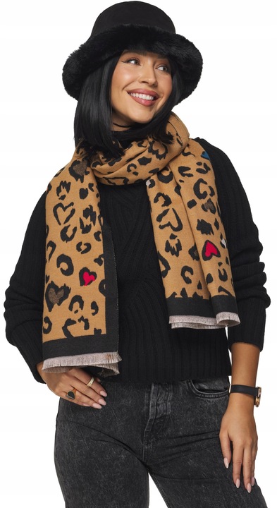 CZAPKA DAMSKA zimowa ciepła z futrem futrzana eko zamsz bucket czarna