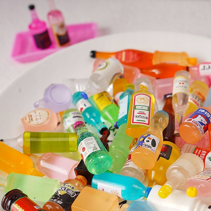 100 SZTUK MINI JEDZENIE UROCZE AKCESORIA DLA DZIECI URODZINOWYCH