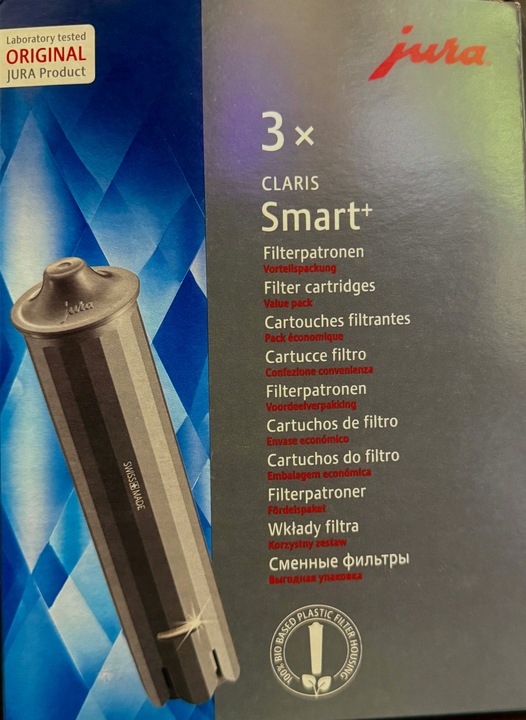 Filtr Claris Smart ekspresu Jura E8 zestaw 3 szt