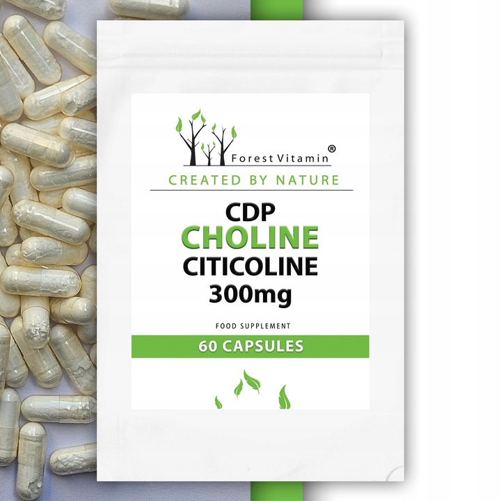 FOREST CDP CHOLINA CYTYKOLINA 60kaps PAMIĘĆ KONCENTRACJA ENERGIA MOCNA