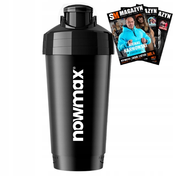 nowmax SHAKER SZCZELNY DO ODŻYWEK SOLIDNY 700 ml