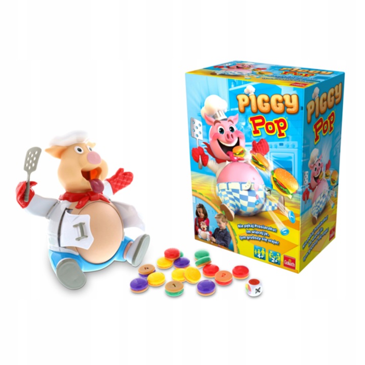 GRA ZRĘCZNOŚCIOWA PIGGY POP NIE PĘKAJ PROSIACZKU