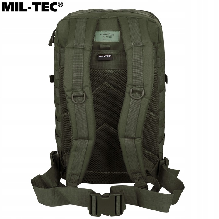 PLECAK WOJSKOWY TAKTYCZNY MILITARNY MIL-TEC ASSAULT TURYSTYCZNY OLIVE 36L