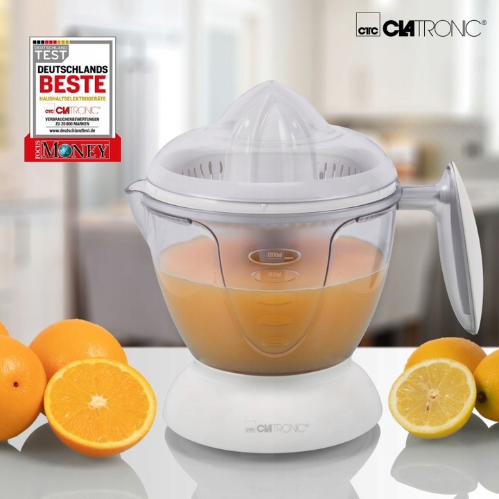 WYCISKARKA WYCISKACZ DO POMARAŃCZY CYTRUSÓW CYTRYN CLATRONIC 1 L