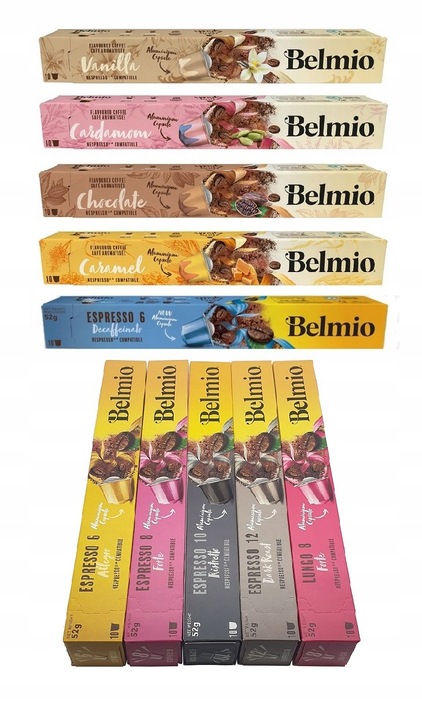 Belmio oryginalne kapsułki Nespresso | 100 szt.