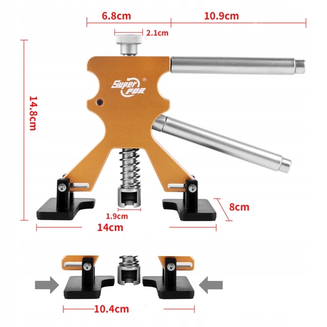 ZESTAW NARZĘDZI DO USUWANIA WGNIECEŃ pdr