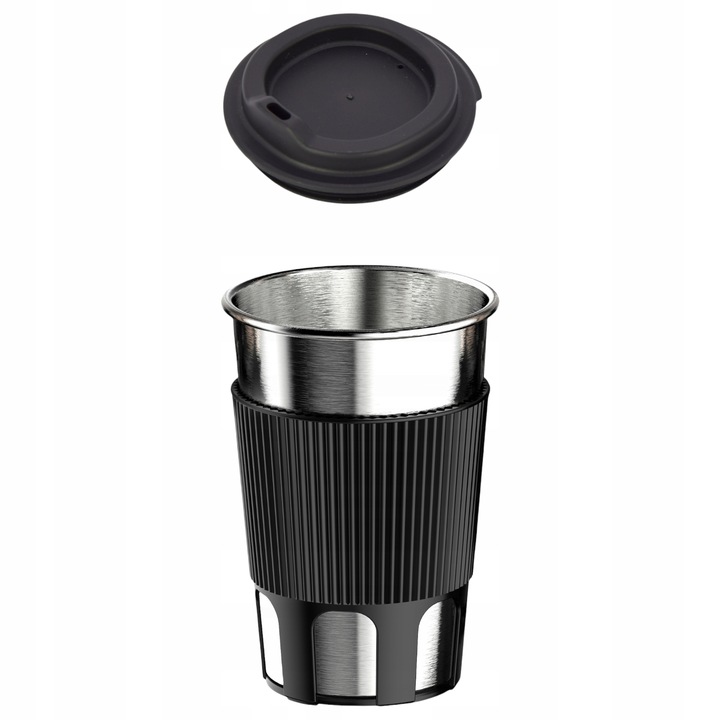 PRZELEWOWY EKSPRES DO KAWY Z MŁYNKIEM DO MIELENIA + KUBEK TERMICZNY GO 600W