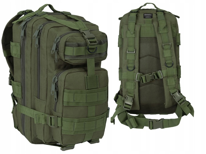 PLECAK WOJSKOWY TAKTYCZNY DOMINATOR SHADOW MIEJSKI GREEN ZIELONY OLIVE 30L