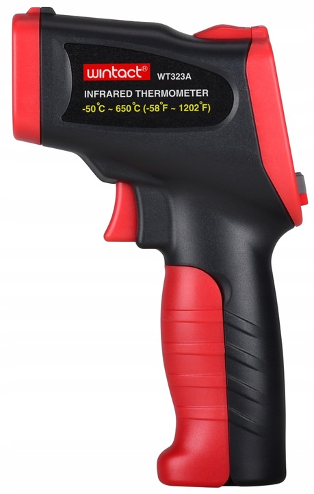 PIROMETR TERMOMETR LASEROWY BEZDOTYKOWY NA PODCZERWIEŃ EMISYJNOŚĆ -50+650°C