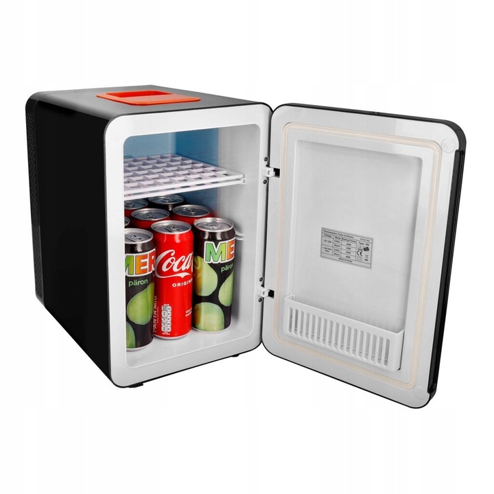 MINI LODÓWKA TURYSTYCZNA KOSMETYCZNA POJEMNOŚĆ 15 PUSZEK 0,33L 10L 12/230V