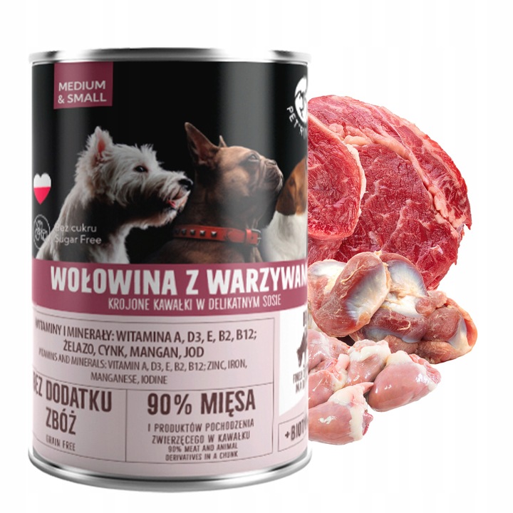 PET REPUBLIC karma mokra dla psa mix smaków 24 x 400g
