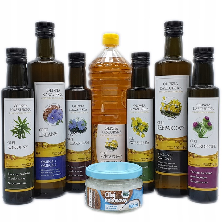 Olej z Wiesiołka tłoczony na zimno 250 ml Oliwia