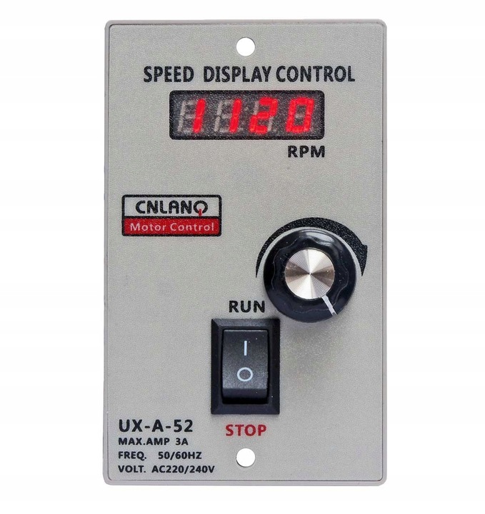 Motoreduktor jednofazowy z regulatorem 12-170 obr./min 15W