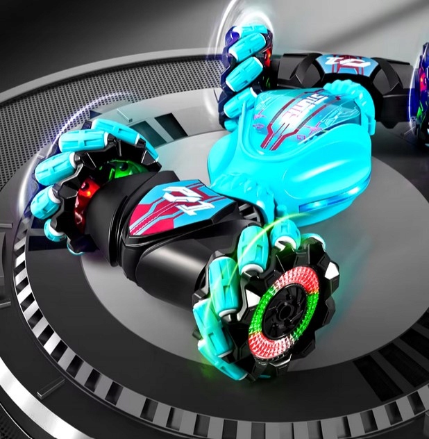 SAMOCHÓD STEROWANY GESTAMI + 2 x PILOT - AUTO 4X4 zdalnie sterowany AKUMULA