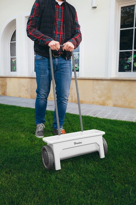 SIEWNIK RĘCZNY OGRODOWY DO KWIATÓW WARZYW NASION BIAŁY WL-SE201