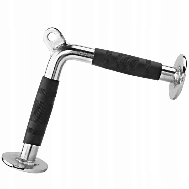 UCHWYT DO WYCIĄGU ATLASU STALOWY TRÓJKĄTNY DO ĆWICZEŃ TRICEPS BICEPS JAKOŚĆ