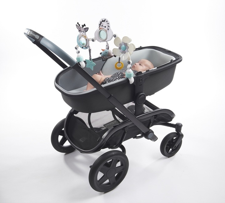 Łuk z zabawkami - Magiczna Kraina - czarno-biały