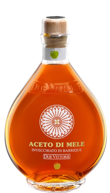 Włoski ocet jabłkowy DUE VITTORIE NIEFILTROWANY naturalnie słodki 500ml