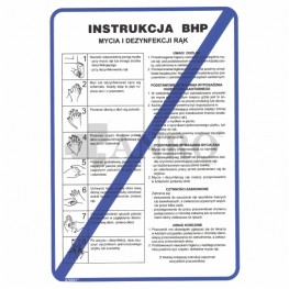 ZESTAW INSTRUKCJI TABLIC BHP PPOŻ PIERWSZA POMOC