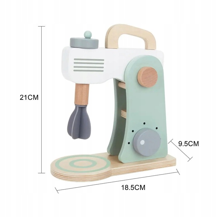 TOOKY TOY Drewniany Mikser Kuchenny z Akcesoriami | TJ290