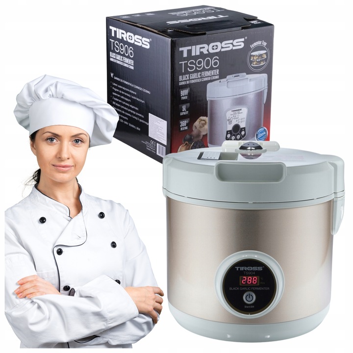 GARNEK DO FERMENTACJI CZARNEGO CZOSNKU TIROSS 5L TS904