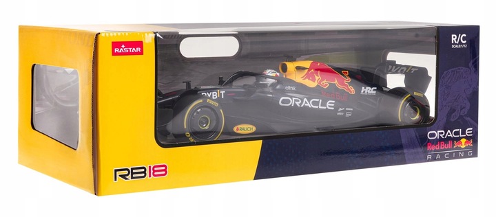 szybkie i zwinne autko na pilota ORACLE Red Bull Racing RT18 1:12 RASTAR