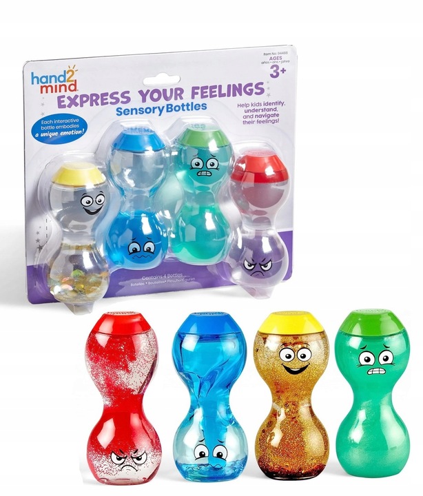 Hand2Mind - Sensoryczne buteleczki - Wyraź swoje emocje 94488
