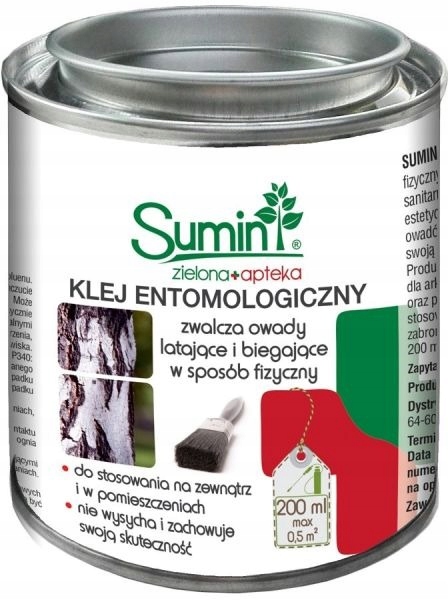 Klej entomologiczny do zwalczania owadów lep do drzew Sumin 400ml (200mlx2)