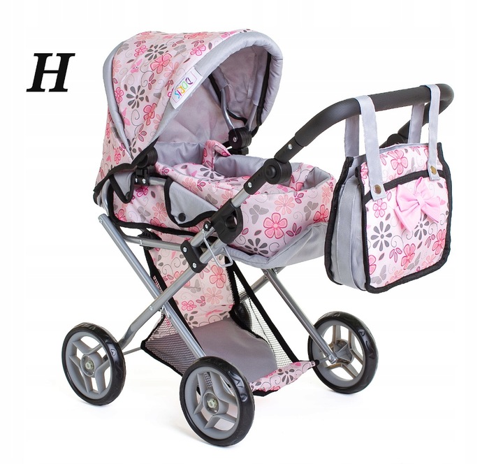 Doris WÓZEK DLA LALEK 3w1 głęboki spacerowy TORBA TOREBKA przewijak