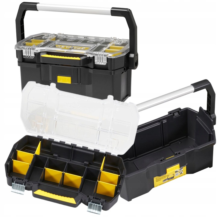 STANLEY WALIZKA SKRZYNIA NARZĘDZIOWA 19" Z ORGANIZEREM FATMAX STST1-70317