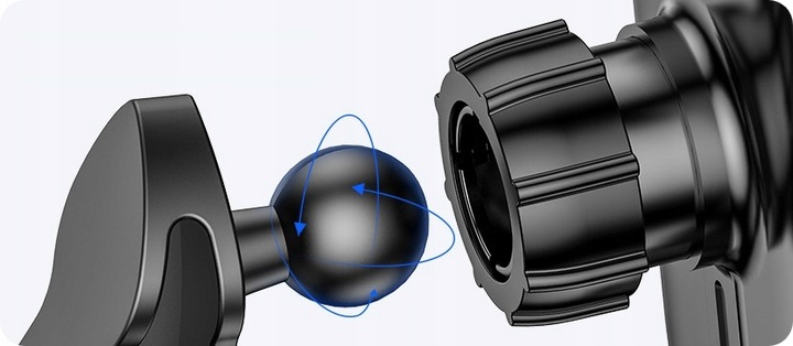 BASEUS UCHWYT SAMOCHODOWY NA TELEFON SZYBKA ŁADOWARKA INDUKCYJNA Qi 15W